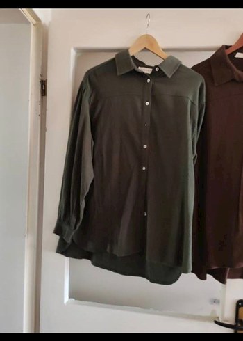 Zara Manuka Balon Kol Kadın Gömlek, Düğmeli, Regular Fit
