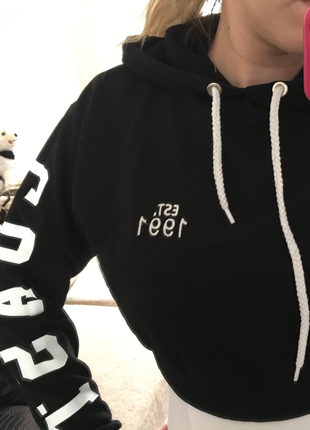 s Beden siyah Renk Kısa sweatshirt