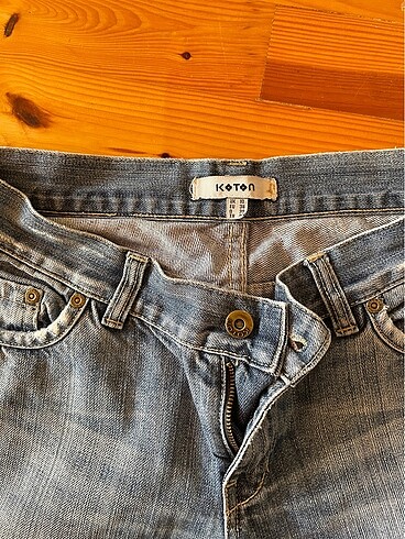 m Beden Koton gerçek vintage düşük bel jean