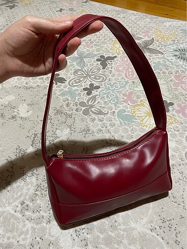 Bordo baget çanta
