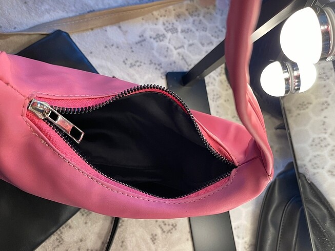 Beden Pembe baget çanta housebags