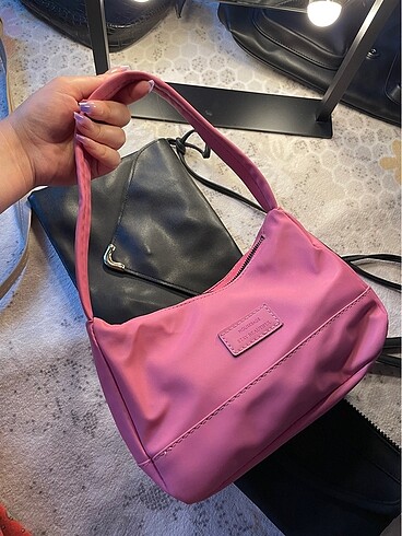 Pembe baget çanta housebags