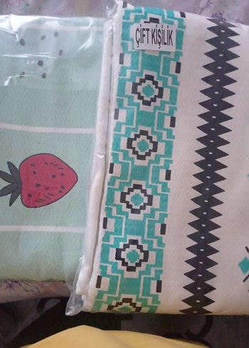 Nakışlı Pastel Desenli Beyaz Nevresim Seti - Görsel 2