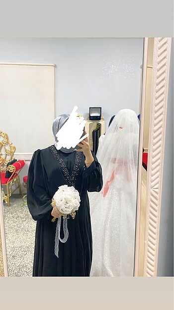 Armine Önü Taşlı Şifon Elbise