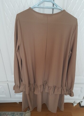 xl Beden Bayan firfirli tunik