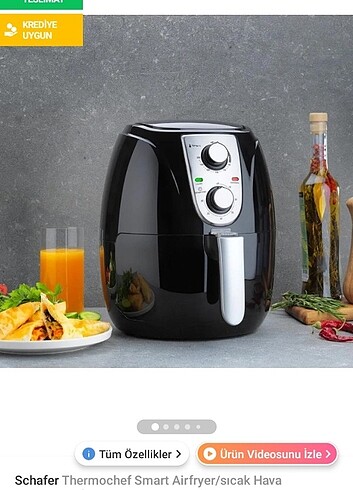 Schafer airfry sıfır