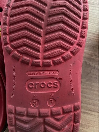 38 Beden kırmızı Renk Orijinal crocs