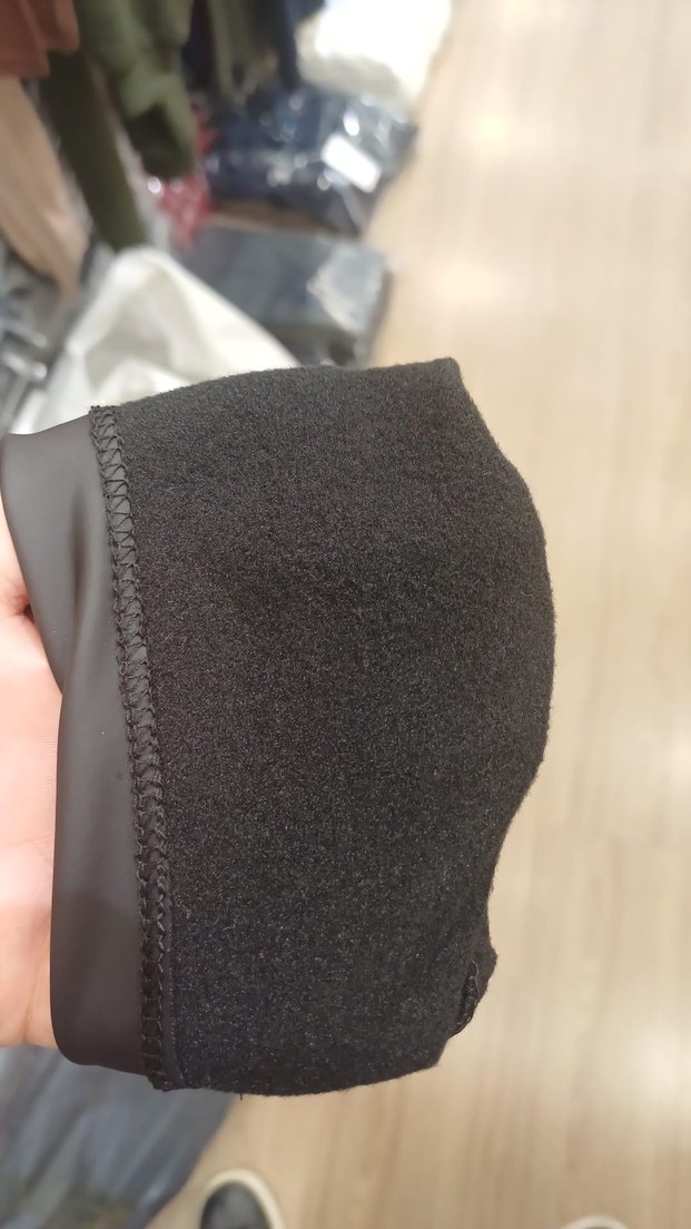 Siyah Deri Tayt - Görsel 3