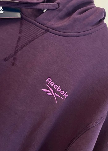 Reebok Mor Kapüşonlu  Sweatshirt - Görsel 2