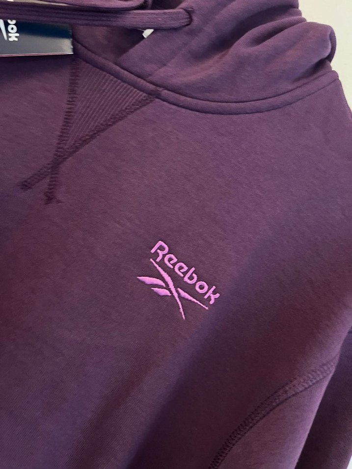 Reebok Mor Kapüşonlu  Sweatshirt - Görsel 2