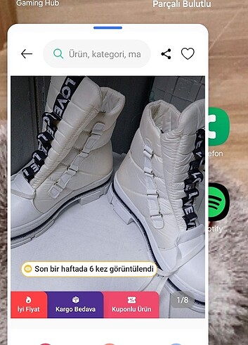 39 Beden beyaz Renk Beyaz kar botu