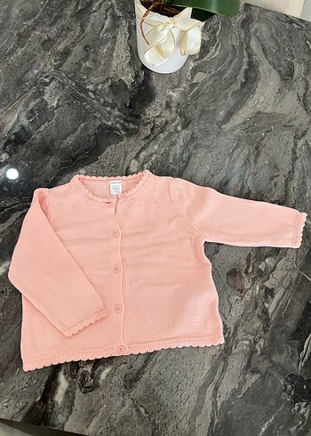 Nakışlı Pembe Kız Çocuk Süveter - Görsel 4