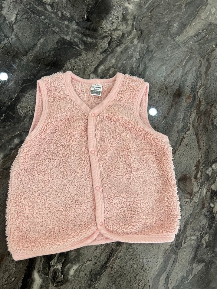 Nakışlı Pembe Kız Çocuk Süveter - Görsel 2