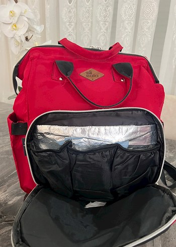 Kırmızı Desenli Bebek Çantası - Görsel 3