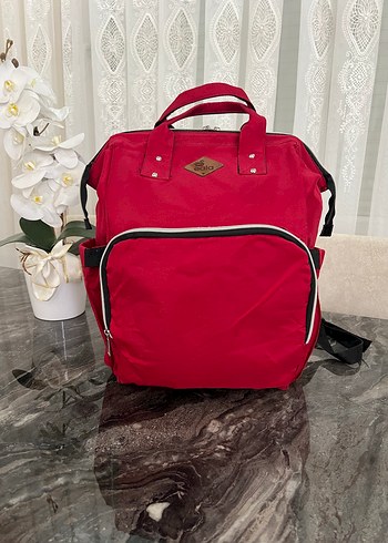 Kırmızı Desenli Bebek Çantası - Görsel 4