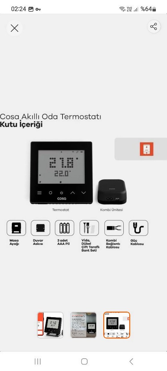 Cosa Dijital Termostat ve Ölçüm Cihazı - Görsel 3