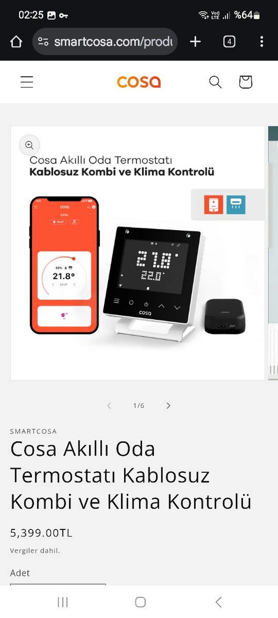 Cosa Dijital Termostat ve Ölçüm Cihazı - Görsel 4