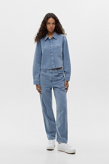 PULL AND BEAR ÇİZGİLİ JEAN