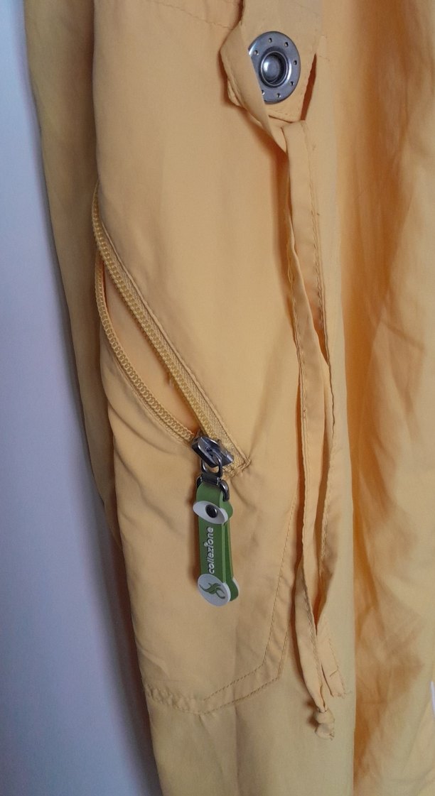 Sarı ince yagmurluk - Görsel 4