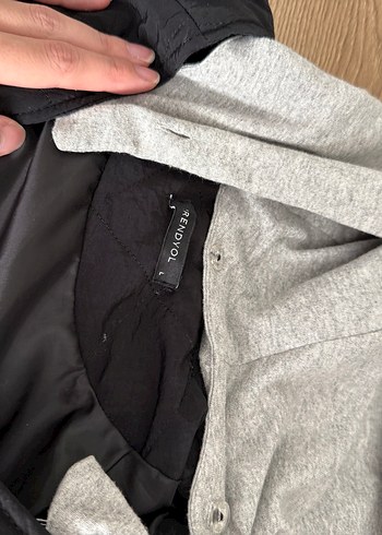 l Beden gri Renk Trendyolmilla bomber mont ceket