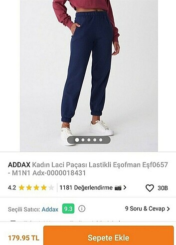 addax eşofman 