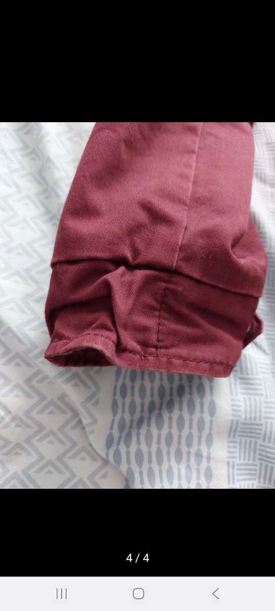 Bordo Kürklü Kadın Kışlık Mont - Görsel 4