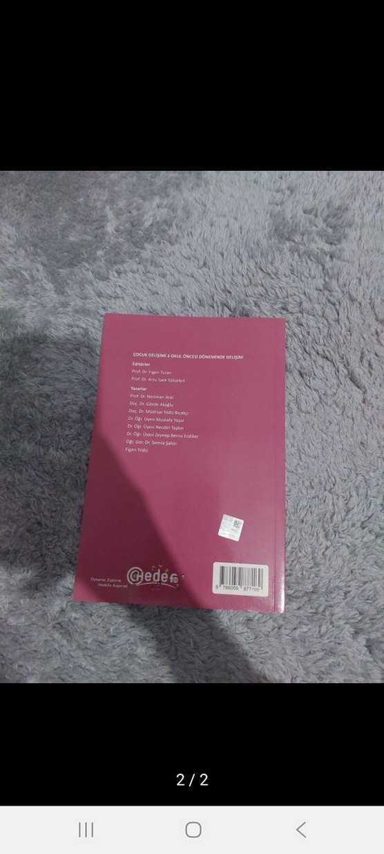 Çocuk Gelişimi 2 Okul Öncesi Kitabı - Görsel 2