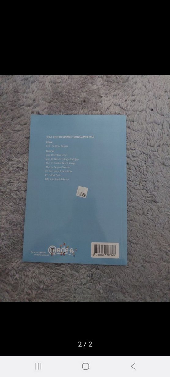 Okul Öncesi Eğitimde Teknolojinin Rolü Kitabı - Görsel 2