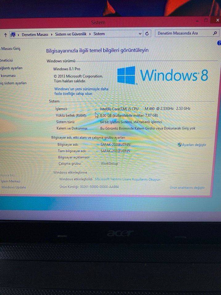 Camel Renkli Acer Laptop - Görsel 4