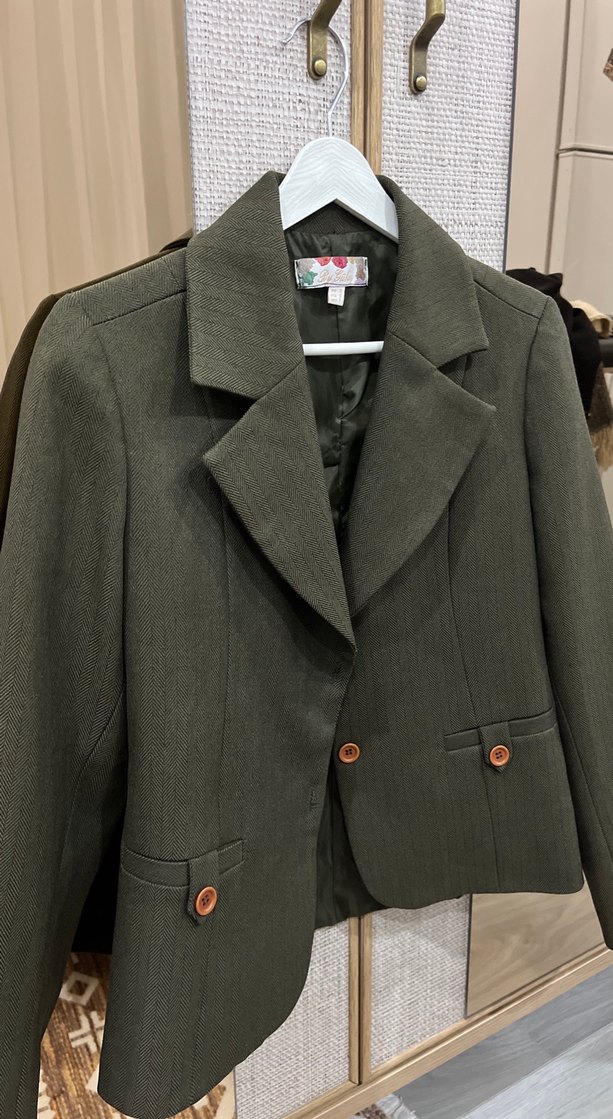 Yeşil Blazer ceket - Görsel 3