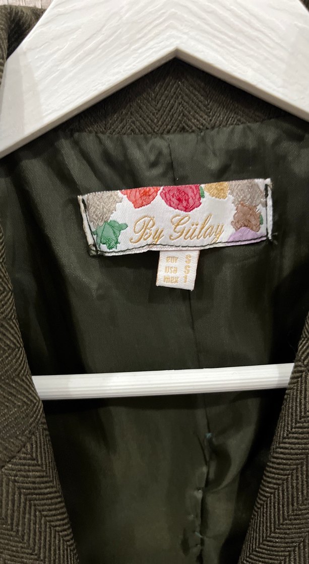 Yeşil Blazer ceket - Görsel 2