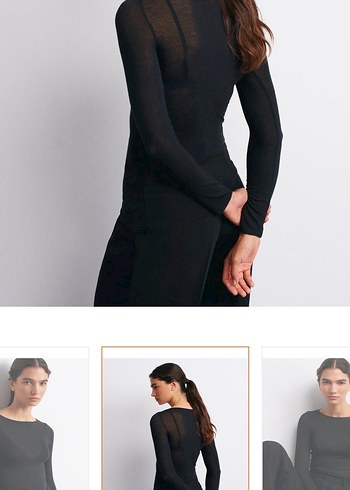 Dilvin Kayık Yaka Kaşmir Bluz - Görsel 2