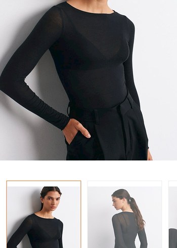 Dilvin Kayık Yaka Kaşmir Bluz - Görsel 3