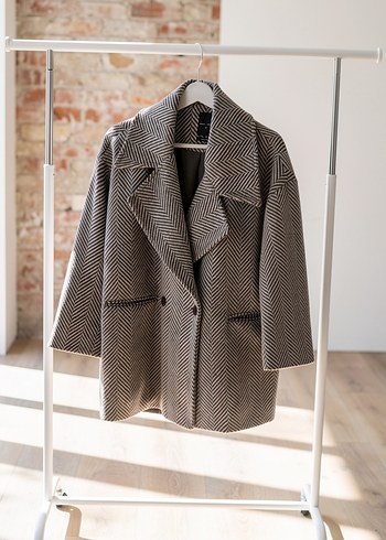 Oversize Kadın Kaban - Görsel 3