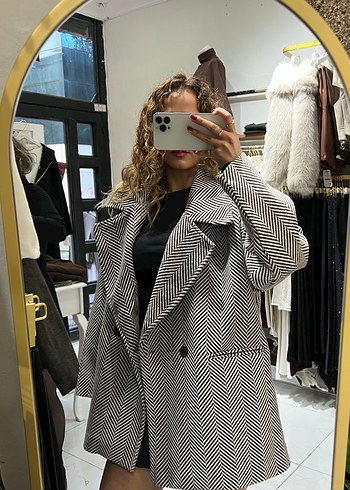 Oversize Kadın Kaban - Görsel 4