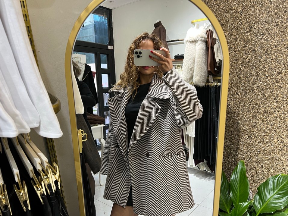 Oversize Kadın Kaban - Görsel 4