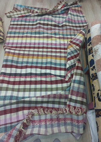 Çok Renkli Bağlama Desenli kilim