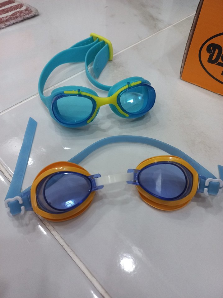 Renkli Elastik Yüzücü Gözlükleri - Görsel 2