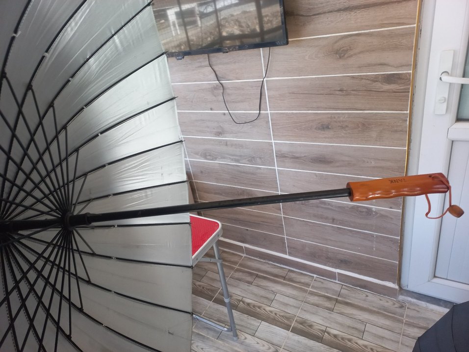 Klasik Siyah Pilili Kadın Şemsiye - Görsel 2