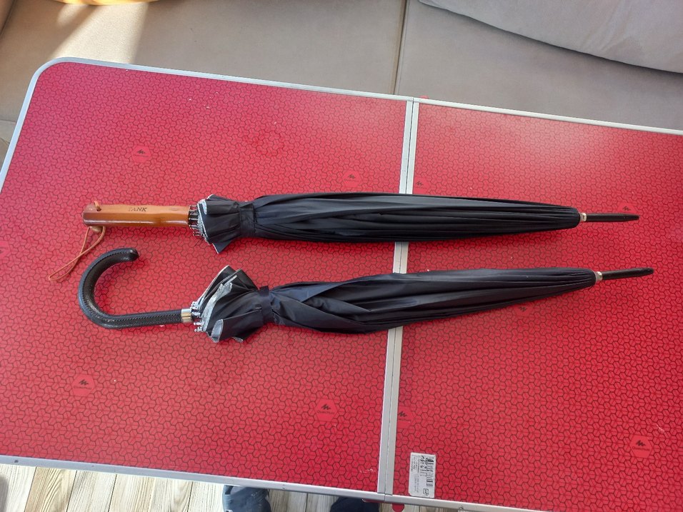 Klasik Siyah Pilili Kadın Şemsiye - Görsel 4