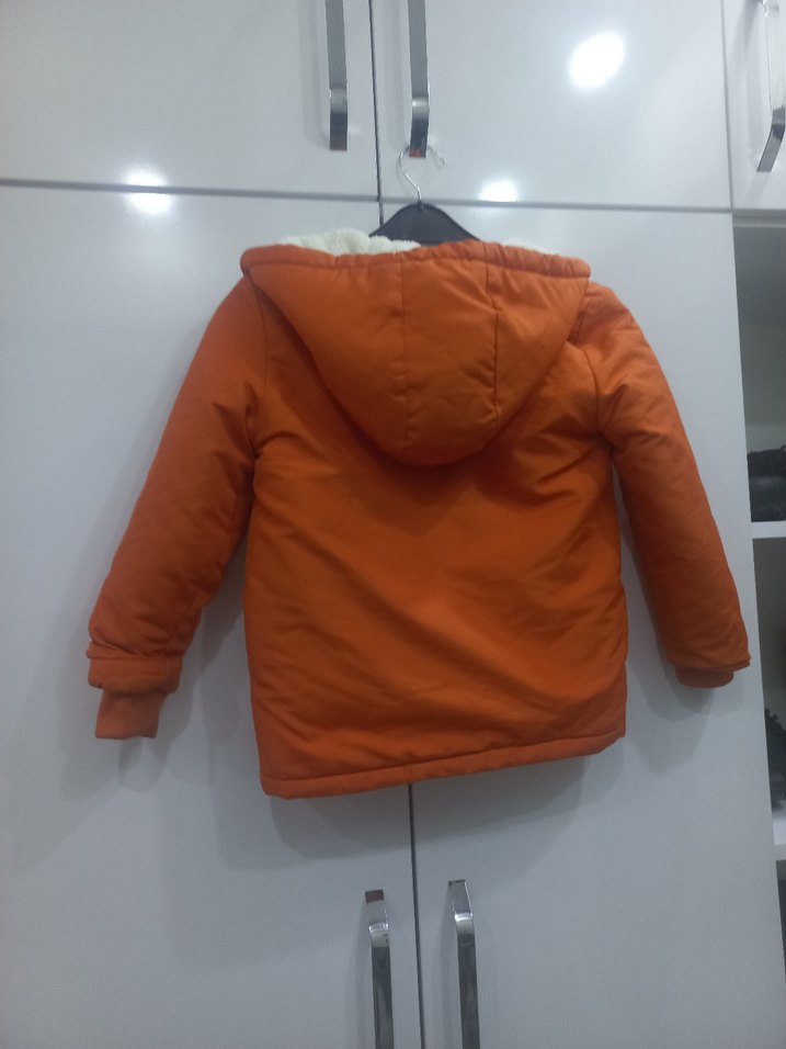 Erkek Çocuk Düğmeli Rahat Mont - Görsel 4