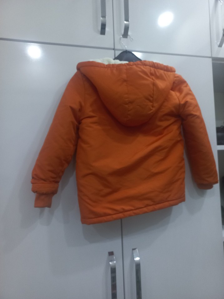 Erkek Çocuk Düğmeli Rahat Mont - Görsel 3