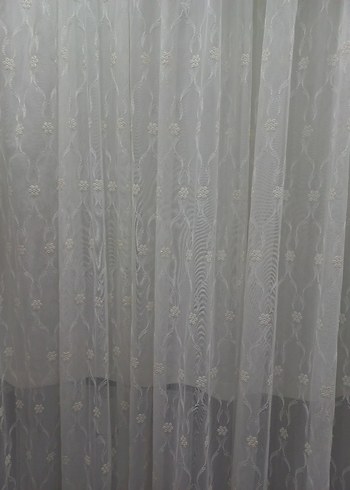 Beyaz Modern Tül Perde - Görsel 4