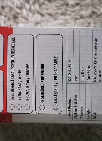 Diğer Netelsan Observer Sensörlü tavan armatürü