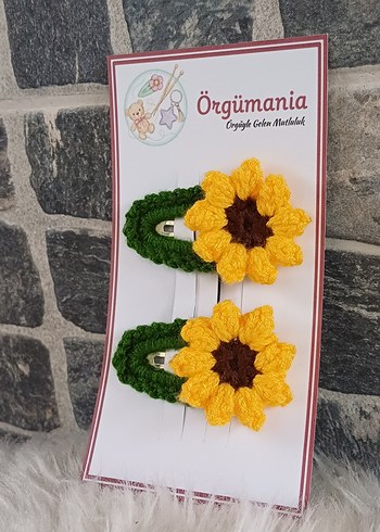 ayçiçek toka çıtçıtlı - Görsel 3