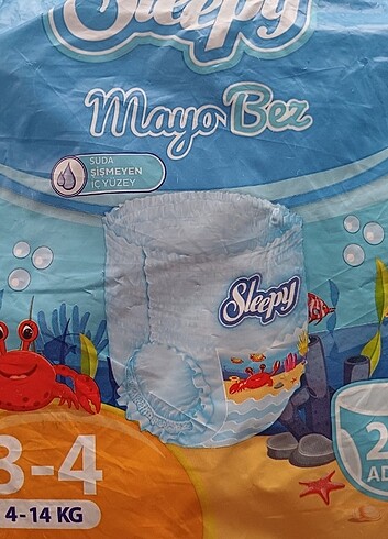  Beden mavi Renk SLEEPY MAYO BEZ 