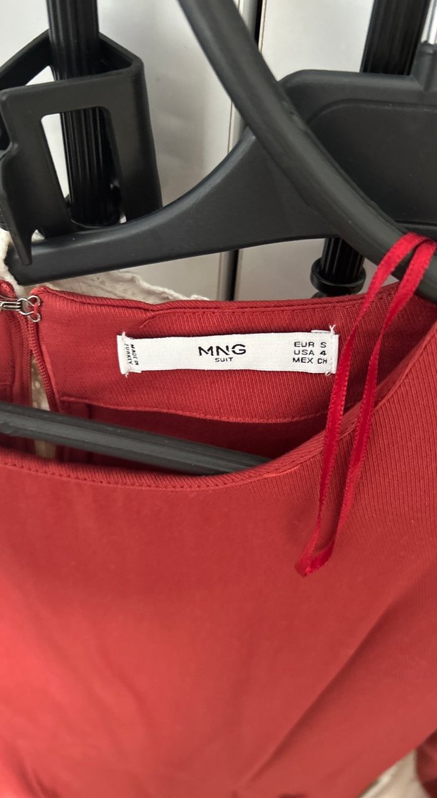 Bordo Uzun Kollu Elbise - Görsel 2