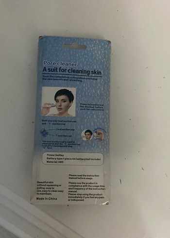 Mavi Gözenek Temizleyici Cihaz - Görsel 2