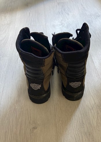 Kemer Detaylı Kamuflaj Desenli Erkek Biker Bot - Görsel 7