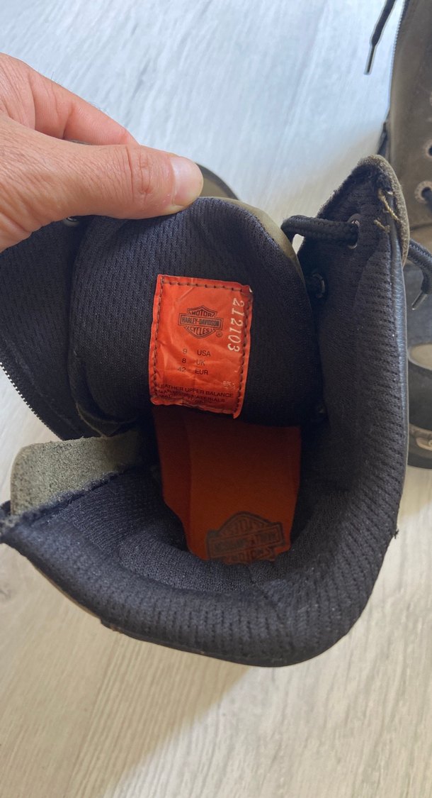 Kemer Detaylı Kamuflaj Desenli Erkek Biker Bot - Görsel 3